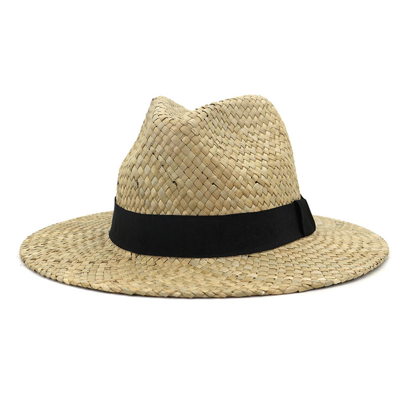 Mukautettu Band Salt Grass Miesten Fedora Hat